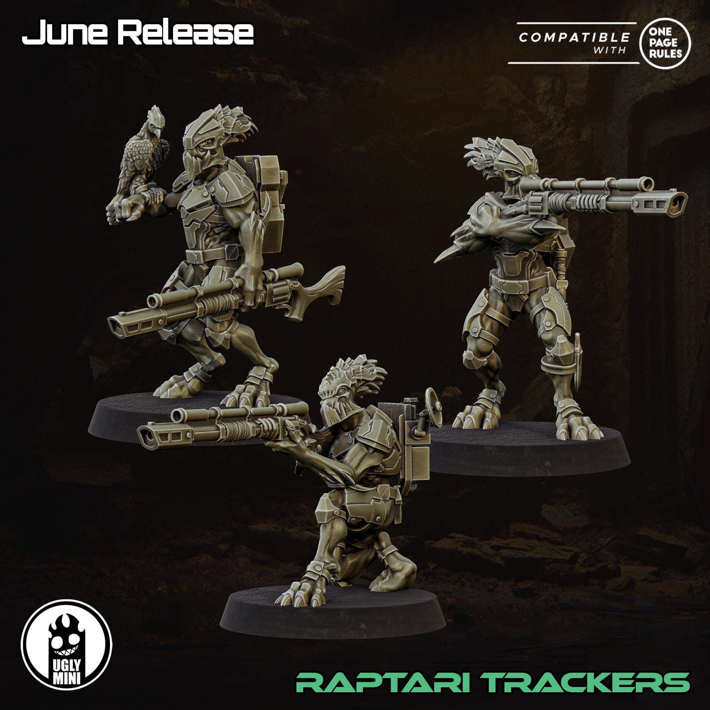 Raptari Army Part 1 | Army Builder | Jackals Army | Grimdark Future | OPR | UGLY Miniatures