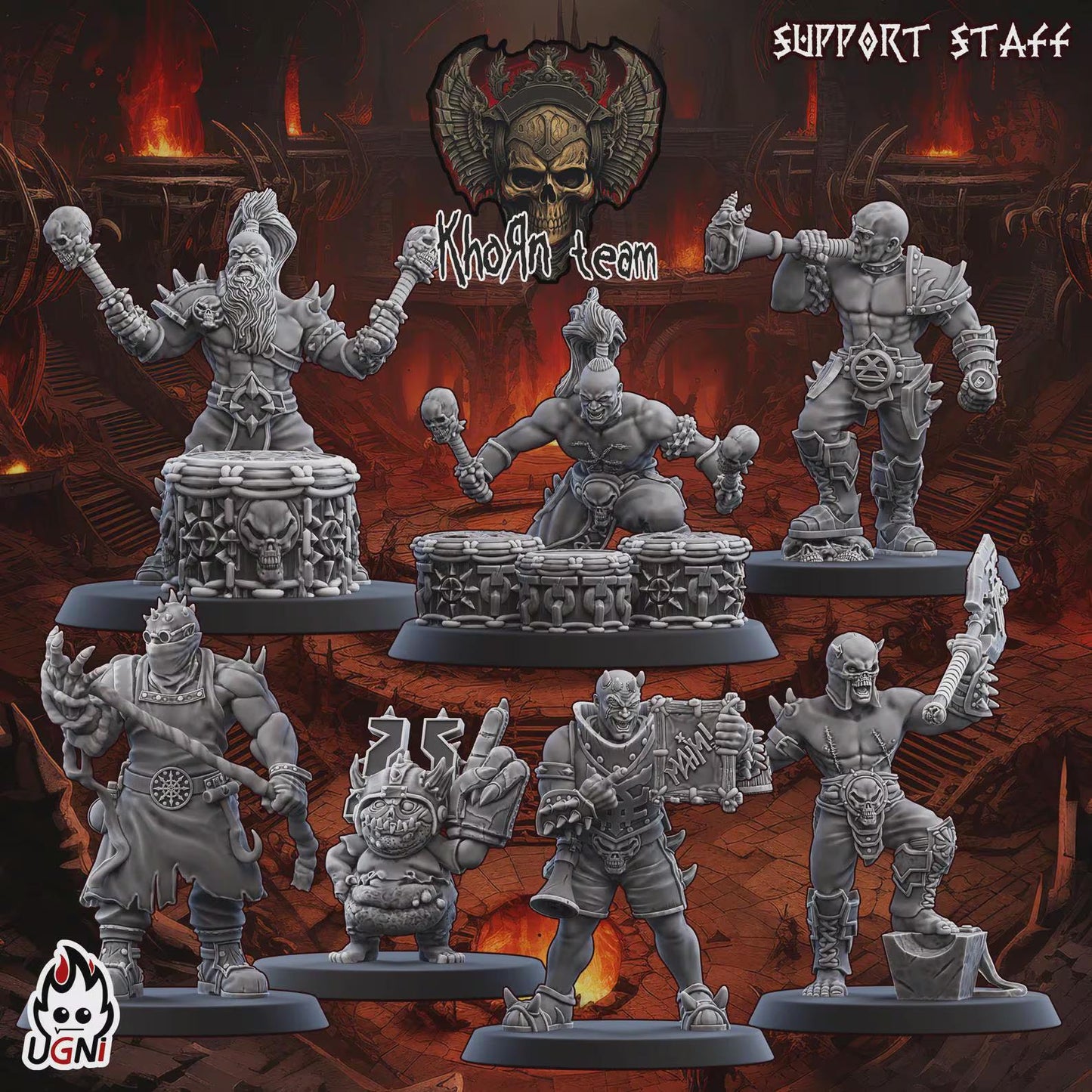 Bloody Valkyrie Team - UGNI Miniatures - Fantasy Football