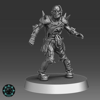 Undead Flesheaters Complete Team - Fantasy Football - Realm Of Paths Miniatures