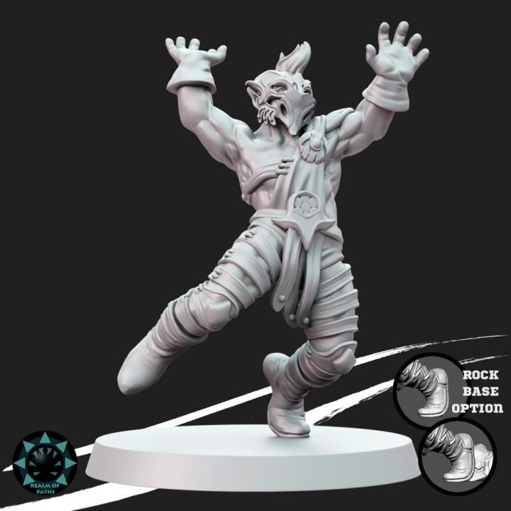 Forest Elves Team Complete - Wood Elves - Fantasy Football - Realm Of Paths Miniatures