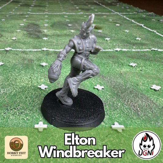 Elton Windbreaker Star Player - Edril - UGNI Miniatures - Fantasy Football