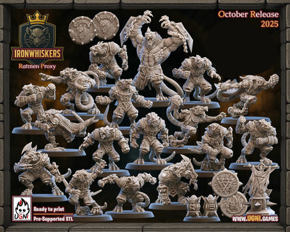 Iron Whiskers Ratmen - UGNI  - Fantasy Football