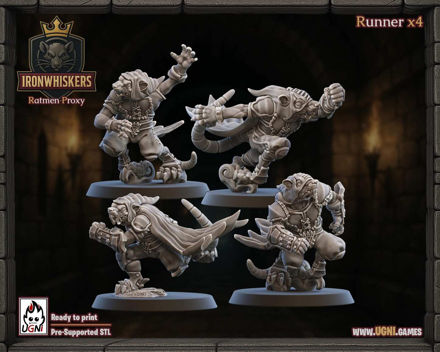 Iron Whiskers Ratmen - UGNI  - Fantasy Football