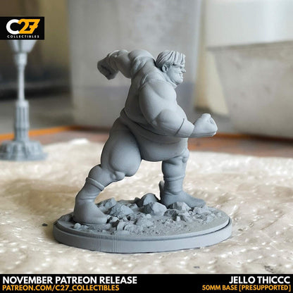 Blob (Jello Thicc by C27 - 40mm miniature) - Marvel Crisis Protocol Proxy