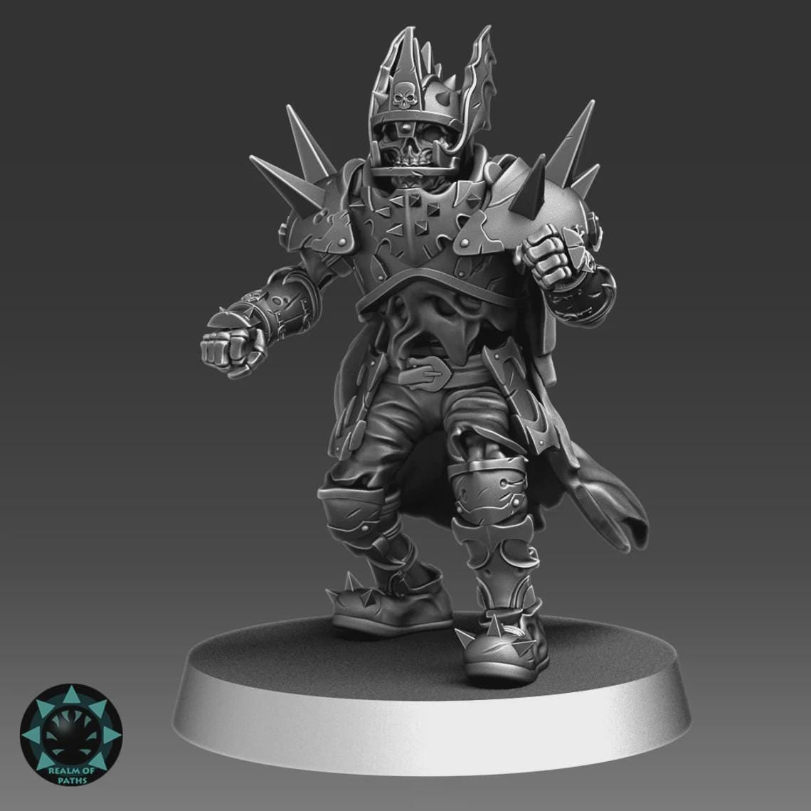 Undead Flesheaters Complete Team - Fantasy Football - Realm Of Paths Miniatures