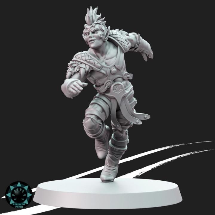 Forest Elves Team Complete - Wood Elves - Fantasy Football - Realm Of Paths Miniatures