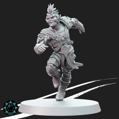 Forest Elves Team Complete - Wood Elves - Fantasy Football - Realm Of Paths Miniatures