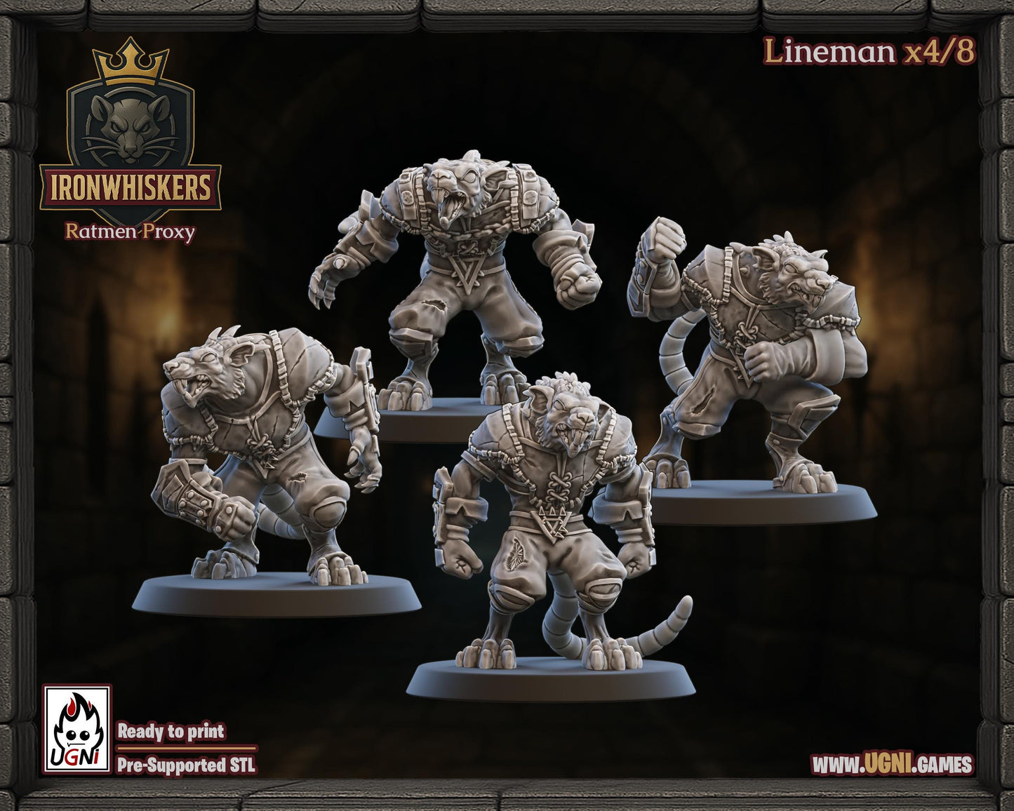 Iron Whiskers Ratmen - UGNI  - Fantasy Football