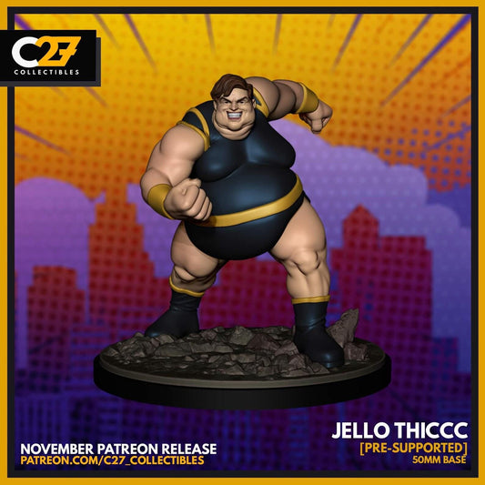 Blob (Jello Thicc by C27 - 40mm miniature) - Marvel Crisis Protocol Proxy