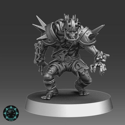 Undead Flesheaters Complete Team - Fantasy Football - Realm Of Paths Miniatures