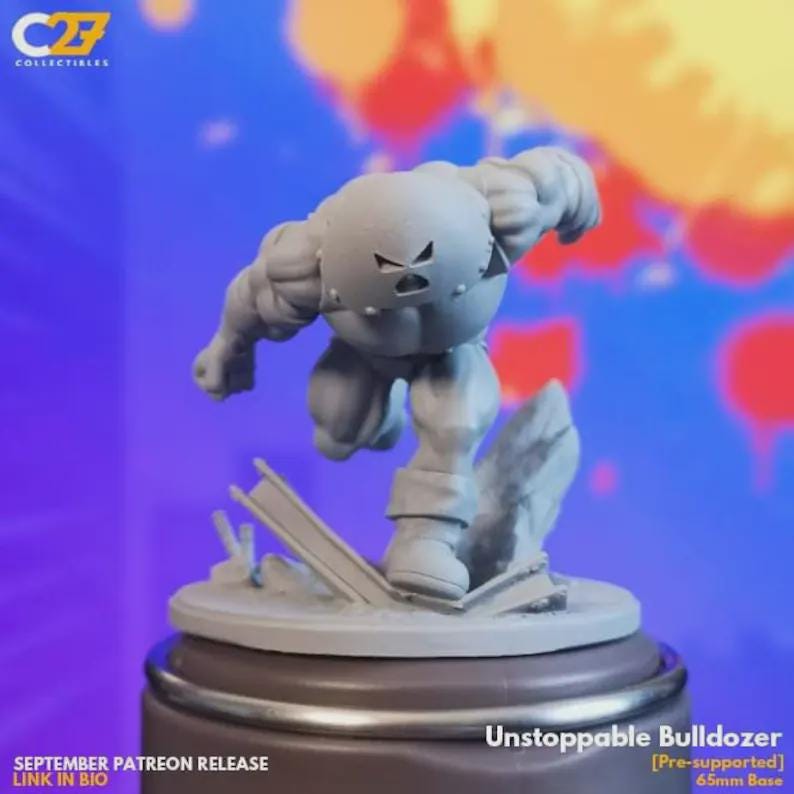 Juggernaut (Unstoppable Bulldozer by C27 - 40mm miniature) - Crisis Protocol Proxy