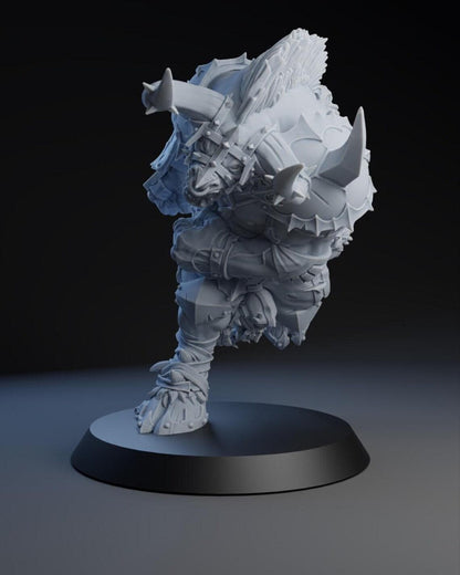 Minotaur Charging Star Player - Fantasy Football - Brutefun Miniatures