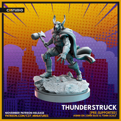 Beta Ray Bill (Thunderstruck by C27 - 40mm miniature) - Crisis Protocol Proxy