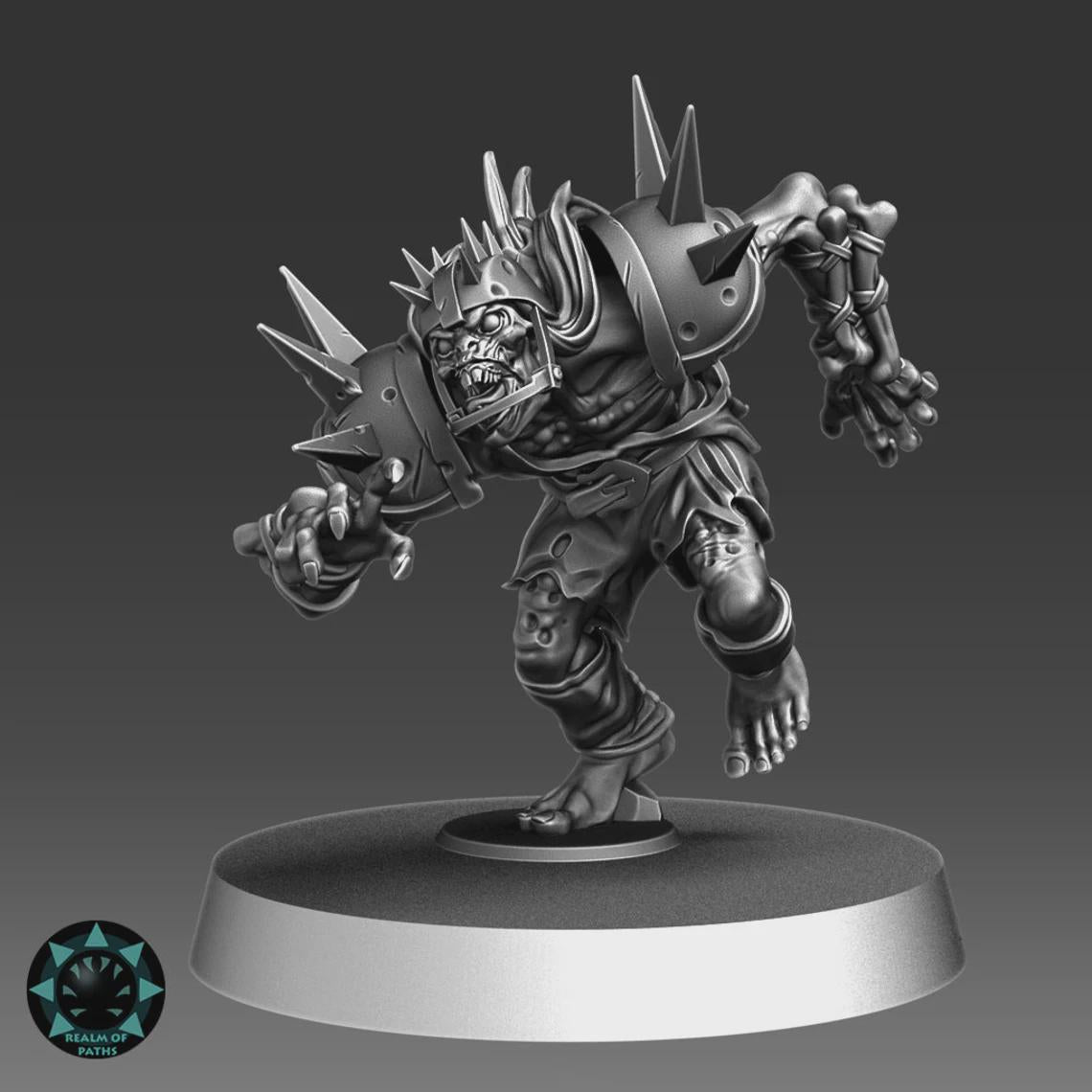 Undead Flesheaters Complete Team - Fantasy Football - Realm Of Paths Miniatures