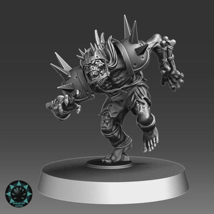 Undead Flesheaters Complete Team - Fantasy Football - Realm Of Paths Miniatures