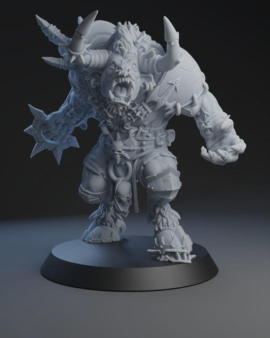 Minotaur Star Player Big Angry Bull - Fantasy Football - Brutefun Miniatures