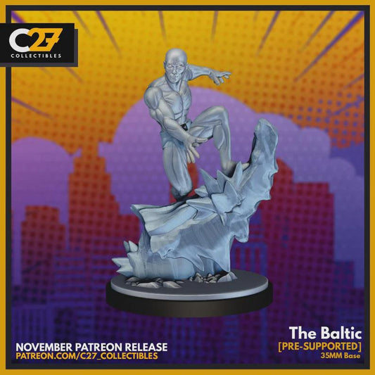 Iceman (The Baltic by C27 - 40mm miniature) - Crisis Protocol Proxy