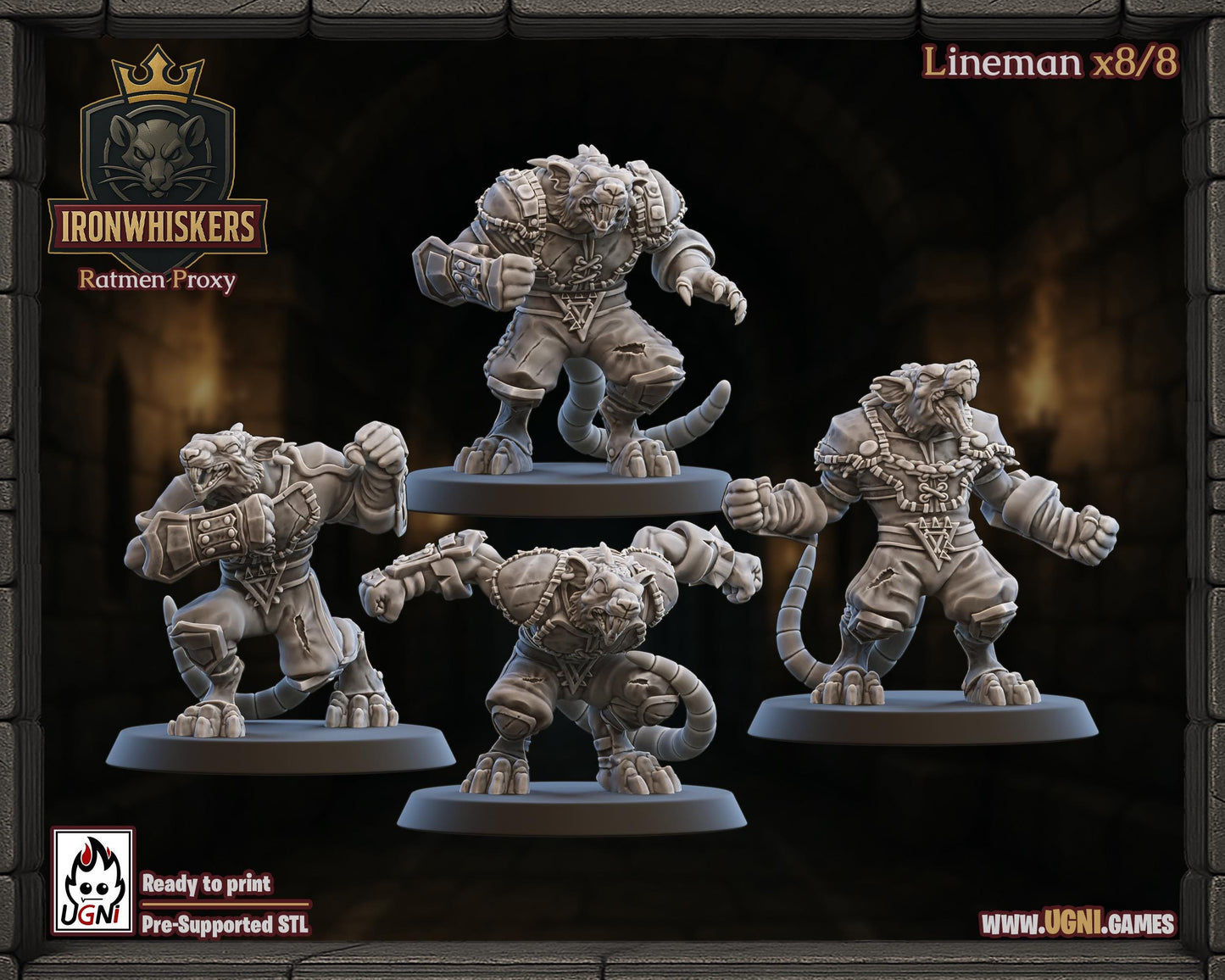 Iron Whiskers Ratmen - UGNI  - Fantasy Football