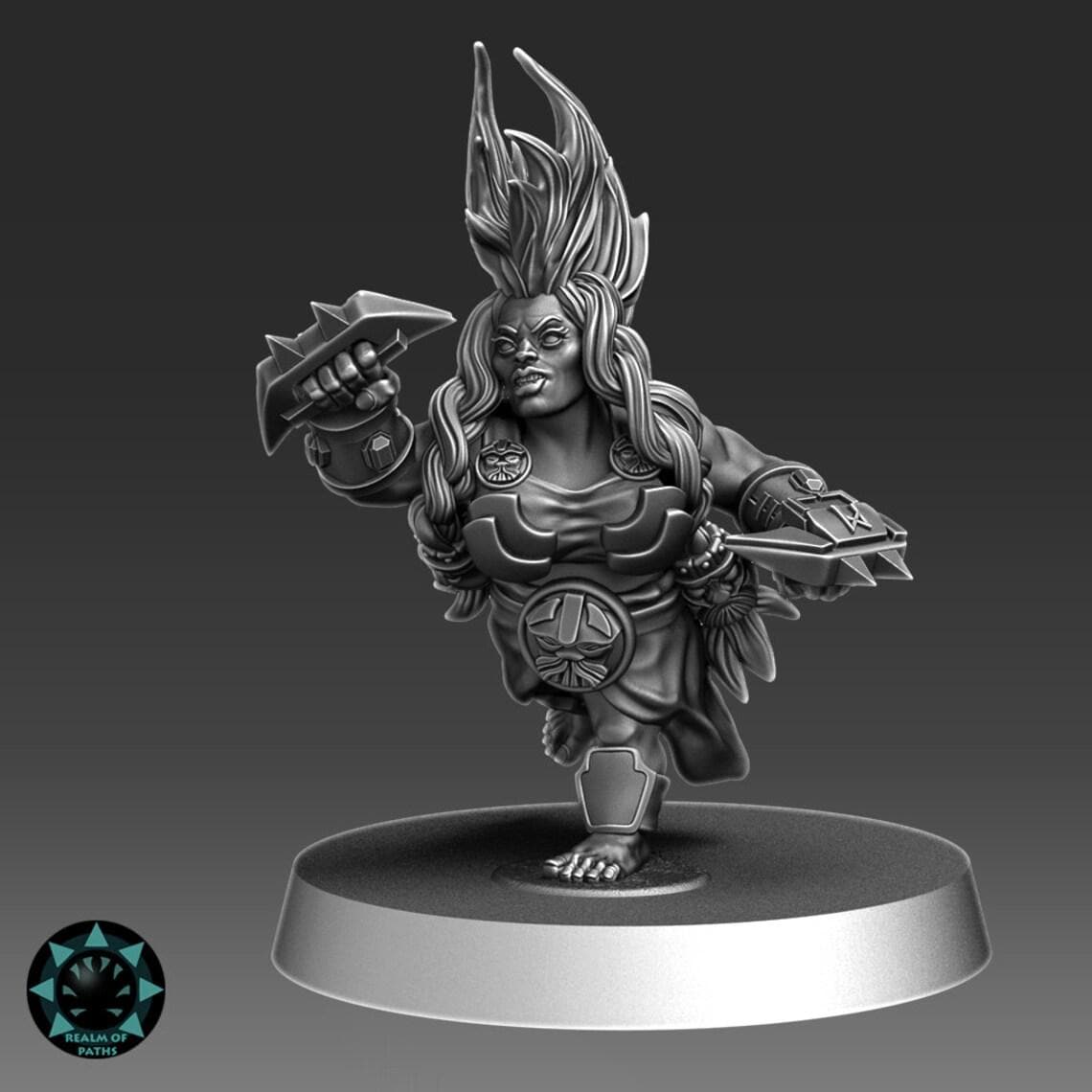 Iron Bolt Dwarf Team - Realm Of Paths Miniatures - Fantasy Football