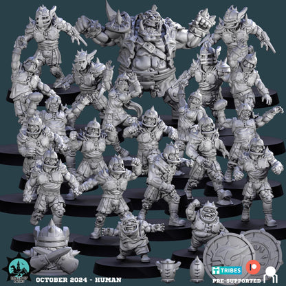 Human Team - Fantasy Football - Realm Of Paths Miniatures