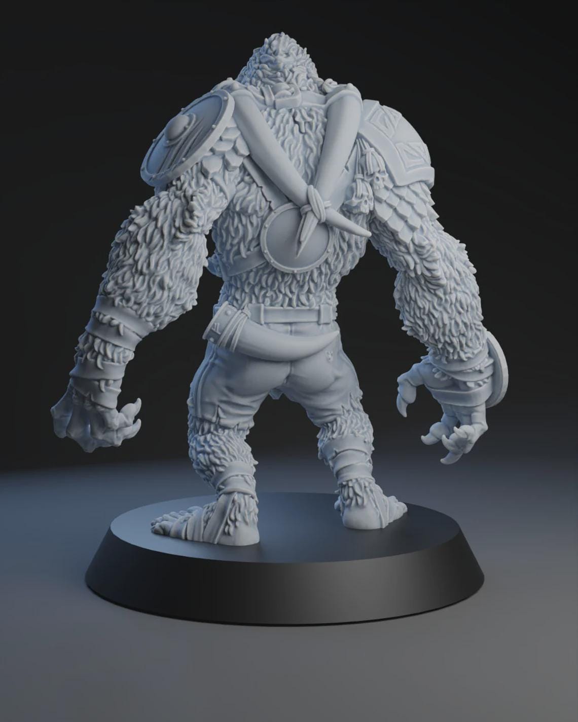 Yeti Star Player Big Guy - Fantasy Football - Brutefun Miniatures