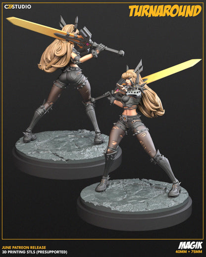 Magik Marvel Rivals - (Magik by C27 - 40mm miniature) - Magic - Magick - Crisis Protocol Proxy