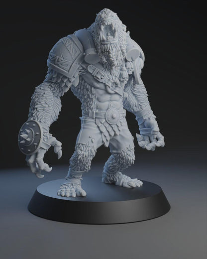 Yeti Star Player Big Guy - Fantasy Football - Brutefun Miniatures