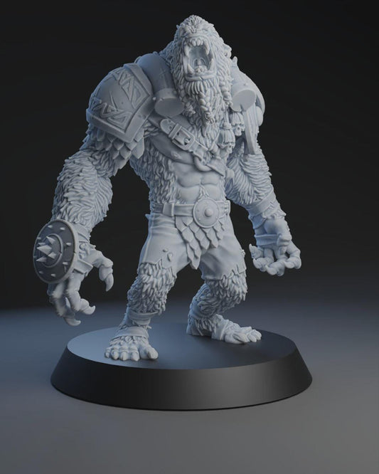 Yeti Star Player Big Guy - Fantasy Football - Brutefun Miniatures