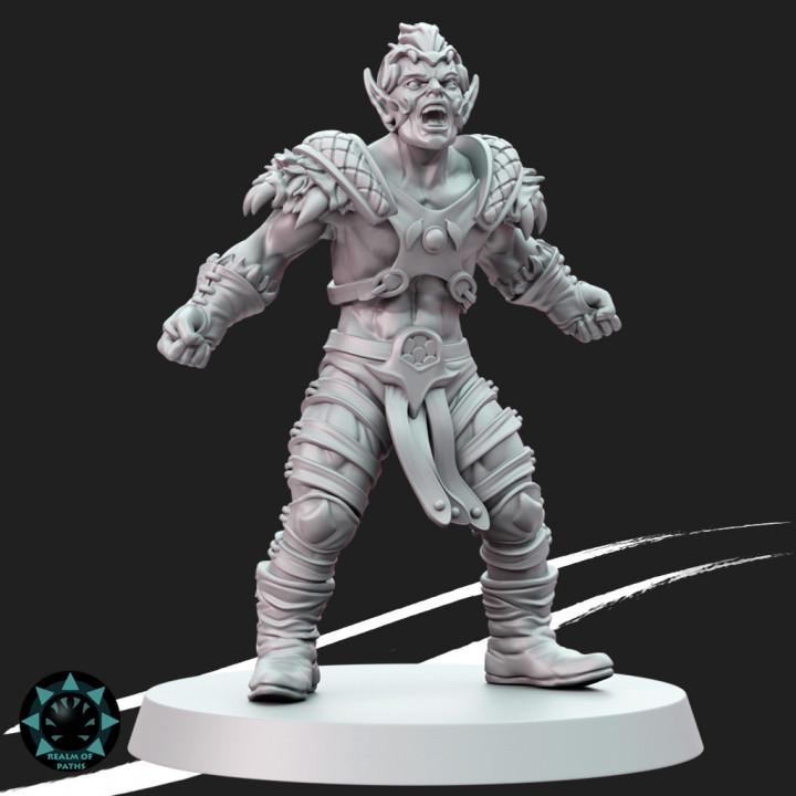 Forest Elves Team Complete - Wood Elves - Fantasy Football - Realm Of Paths Miniatures