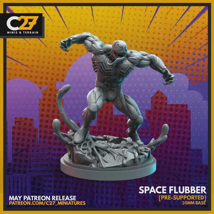 Venom (Space Flubber by C27 - 40mm miniature) - Crisis Protocol Proxy