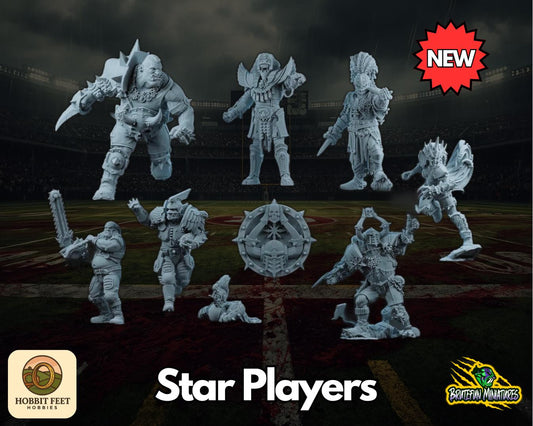 Star Player Package - Fantasy Football - Brutefun Miniatures
