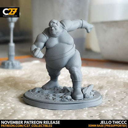 Blob (Jello Thicc by C27 - 40mm miniature) - Marvel Crisis Protocol Proxy