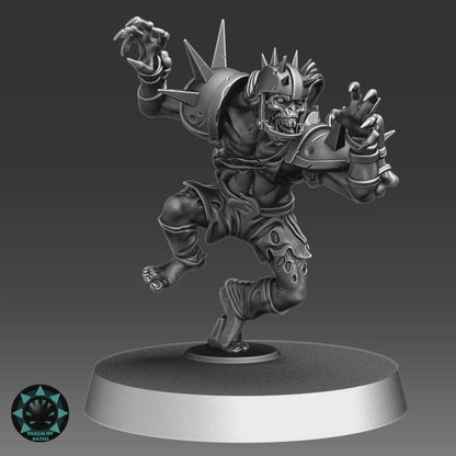Undead Flesheaters Complete Team - Fantasy Football - Realm Of Paths Miniatures