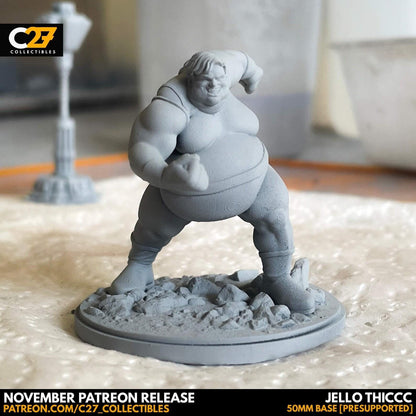 Blob (Jello Thicc by C27 - 40mm miniature) - Marvel Crisis Protocol Proxy