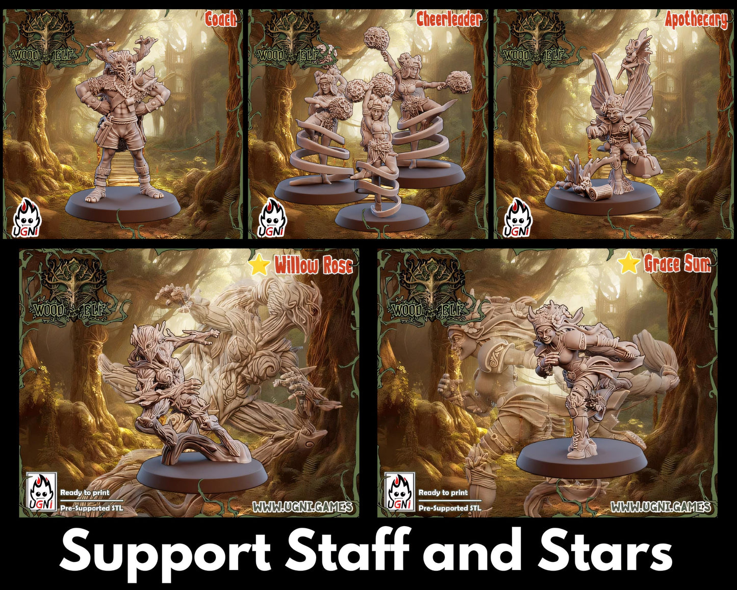 Wood Elves Team - UGNI - Fantasy Football