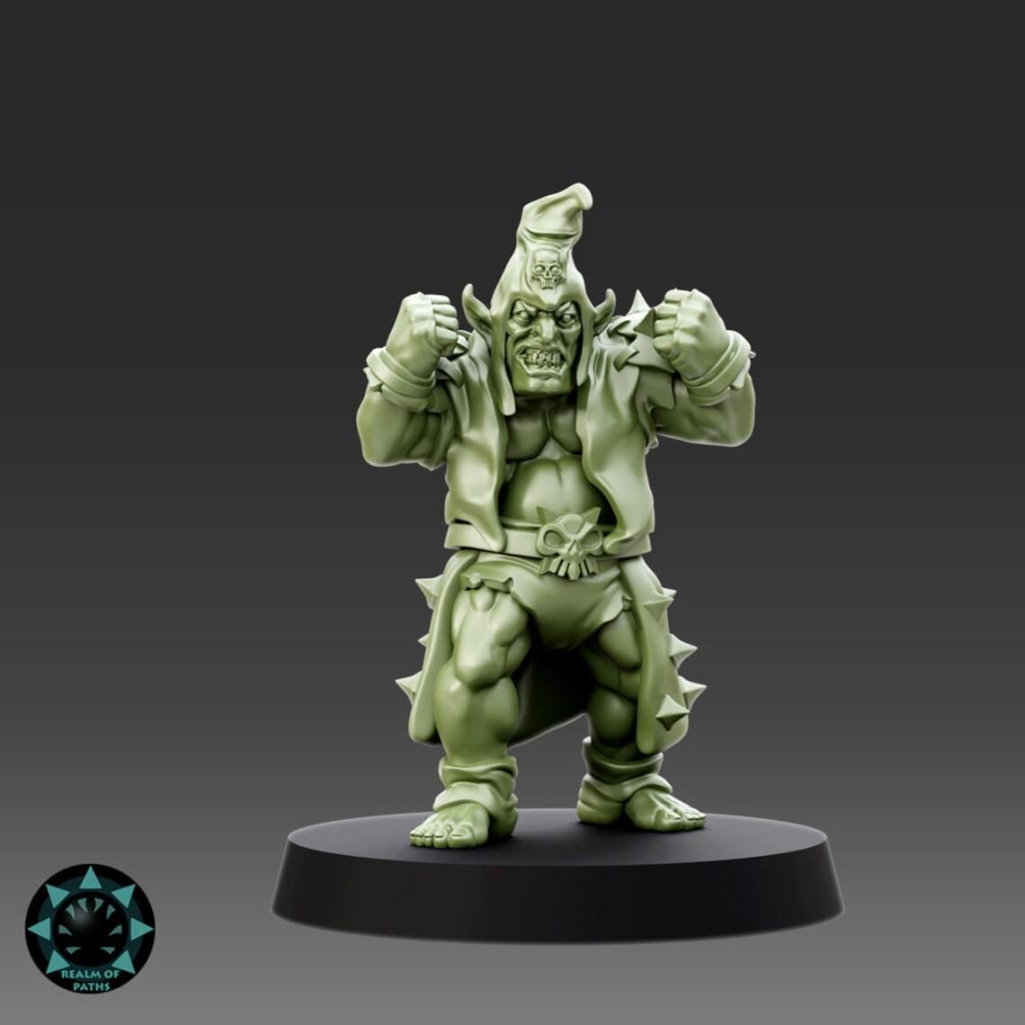 Doom Dwarfs Iron Boulders Team - Realm Of Paths Miniatures - Fantasy Football