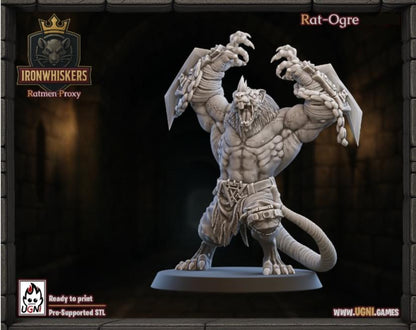 Iron Whiskers Ratmen Team - UGNI Miniatures - Fantasy Football