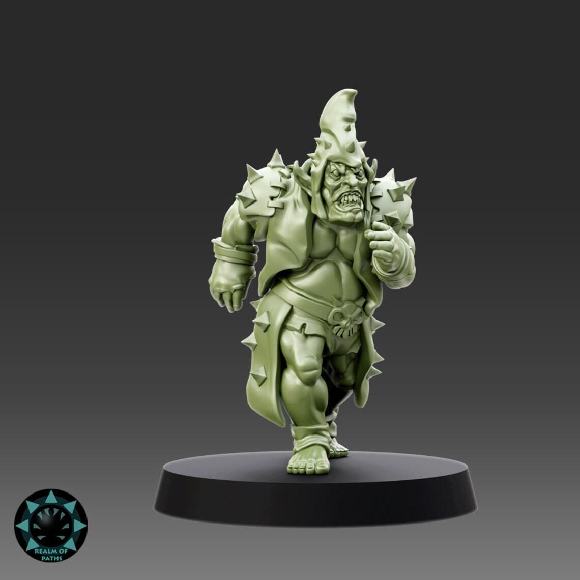 Doom Dwarfs Iron Boulders Team - Realm Of Paths Miniatures - Fantasy Football