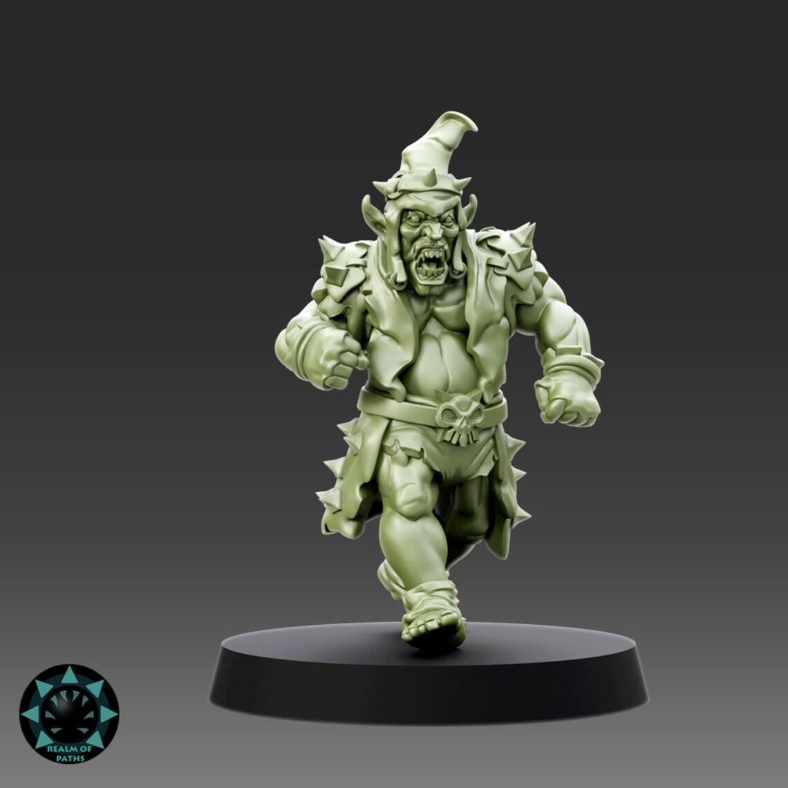 Doom Dwarfs Iron Boulders Team - Realm Of Paths Miniatures - Fantasy Football