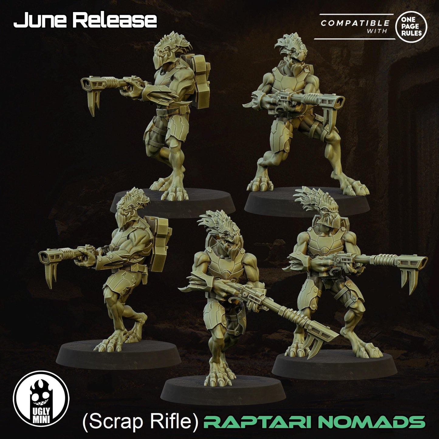 Raptari Army Part 1 | Army Builder | Jackals Army | Grimdark Future | OPR | UGLY Miniatures