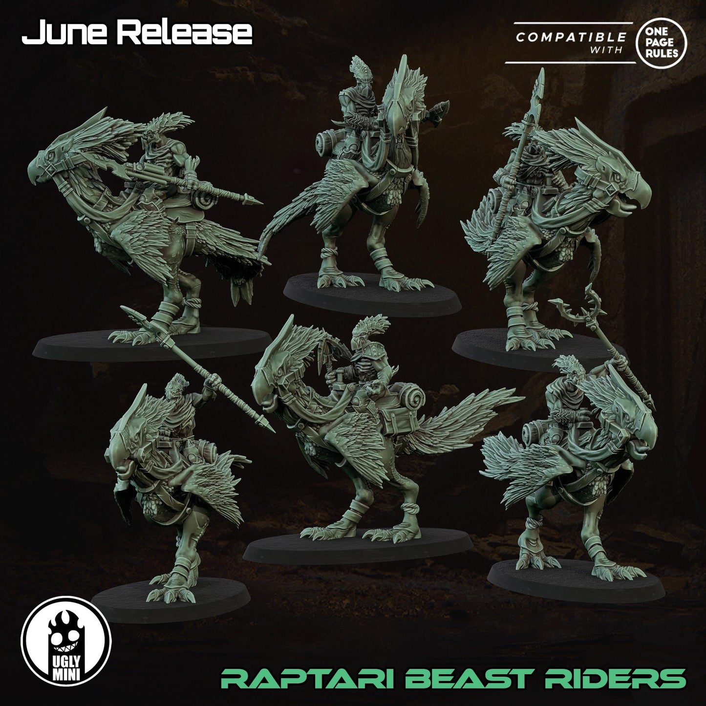 Raptari Army Part 1 | Army Builder | Jackals Army | Grimdark Future | OPR | UGLY Miniatures