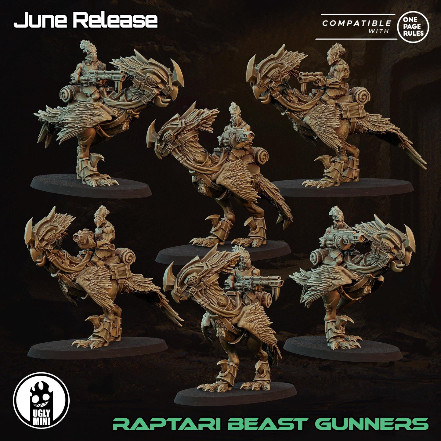 Raptari Army Part 1 | Army Builder | Jackals Army | Grimdark Future | OPR | UGLY Miniatures