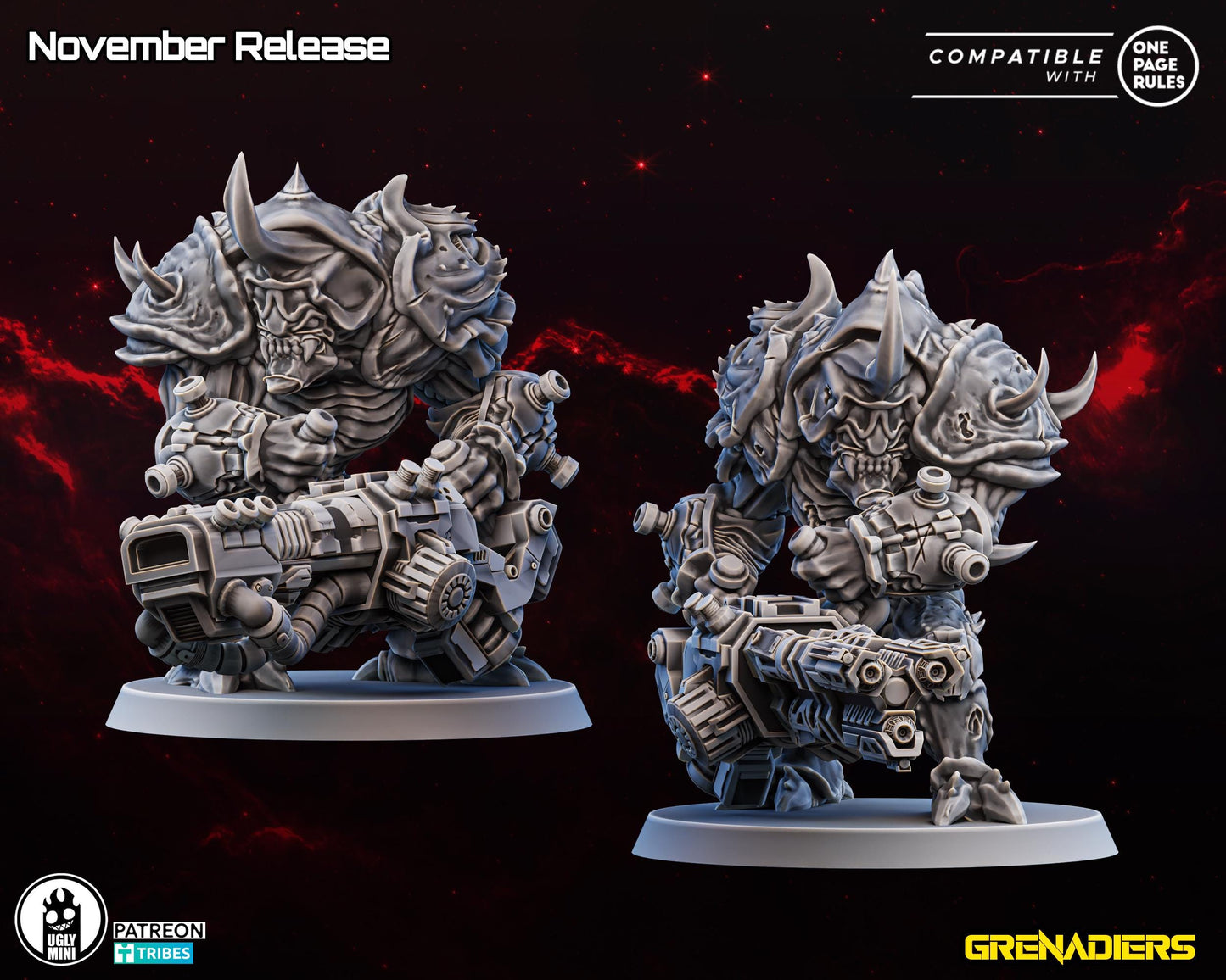 Chitinous Swarm Part 1 | Official OPR Army | Builder | Grimdark Future | OPR | UGLY Miniatures