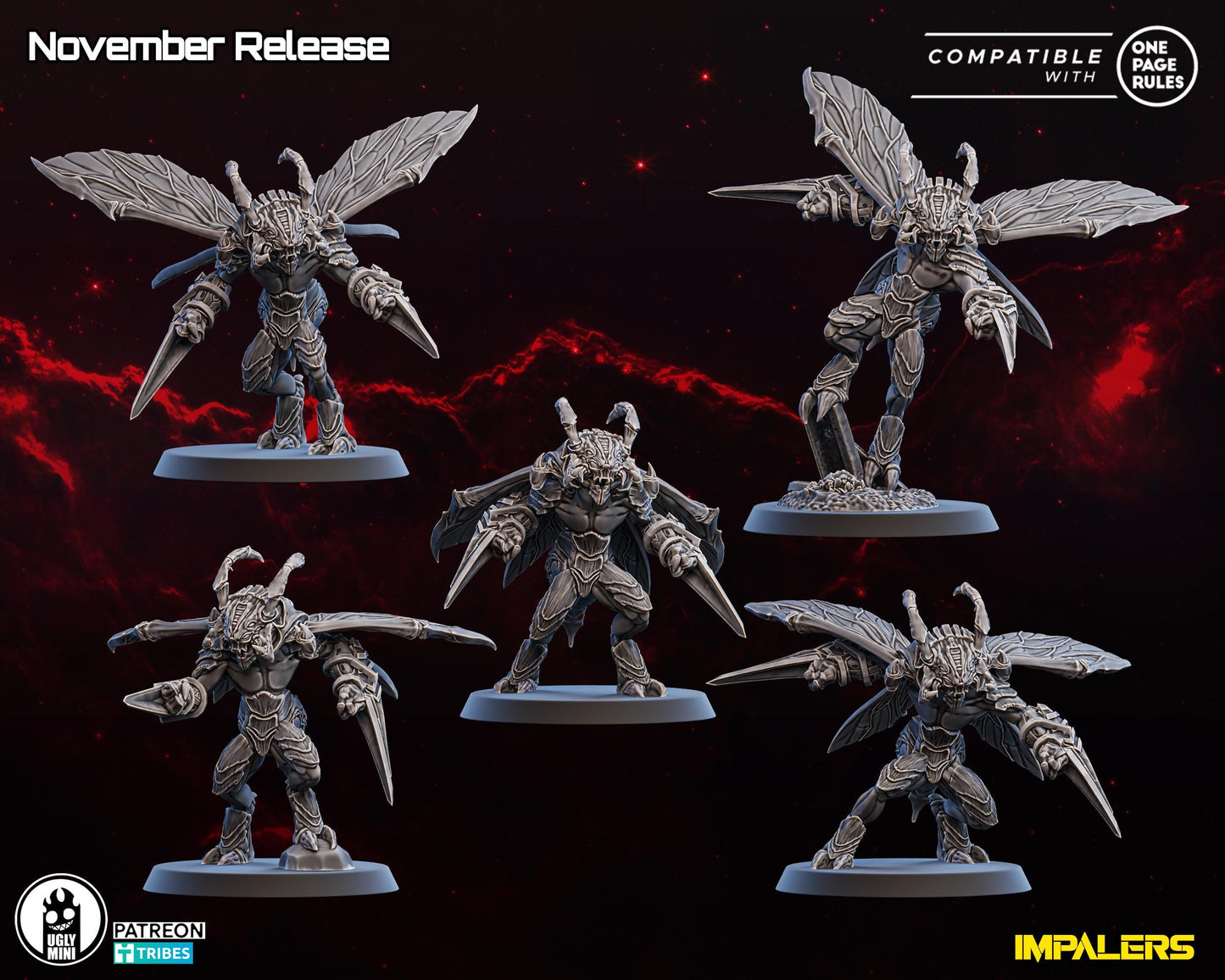 Chitinous Swarm Part 1 | Official OPR Army | Builder | Grimdark Future | OPR | UGLY Miniatures
