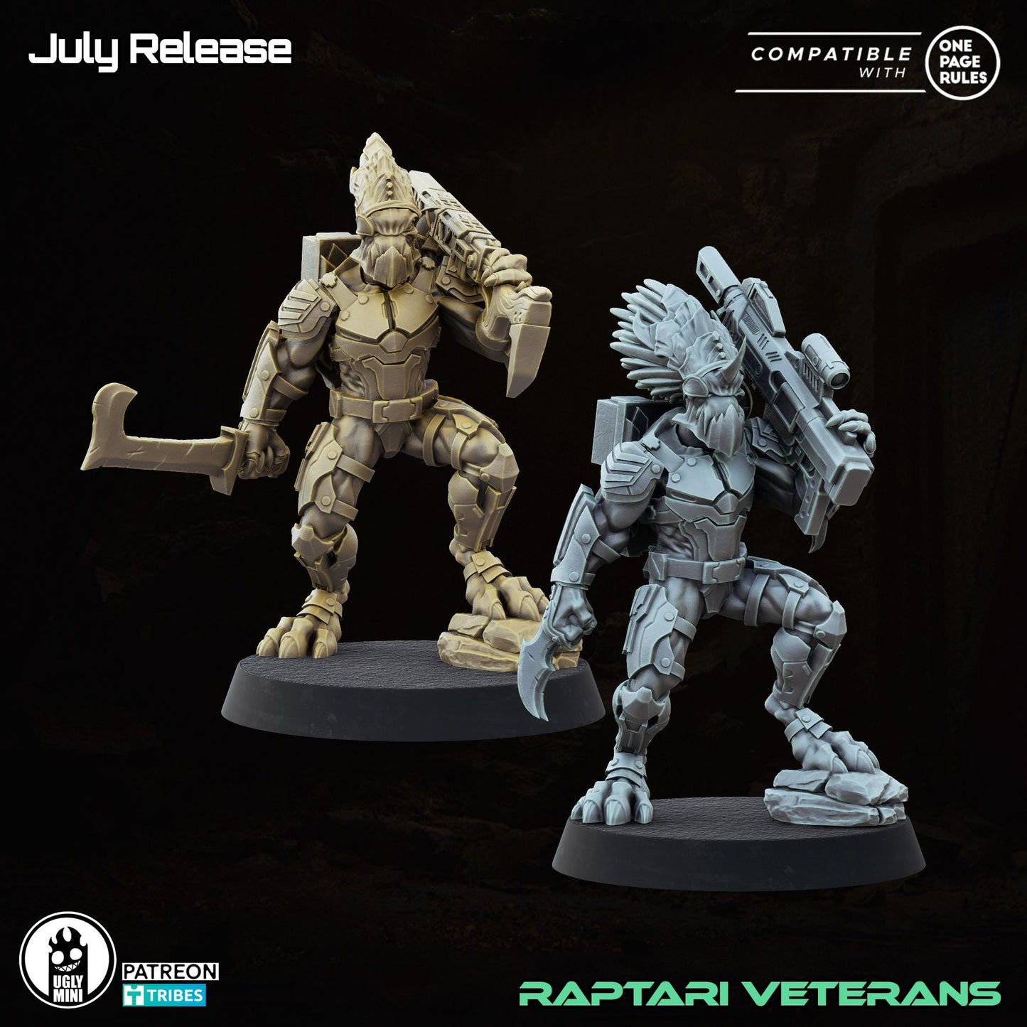 Raptari Army Part 2 | Army Builder | Jackals Army | Grimdark Future | OPR | UGLY Miniatures