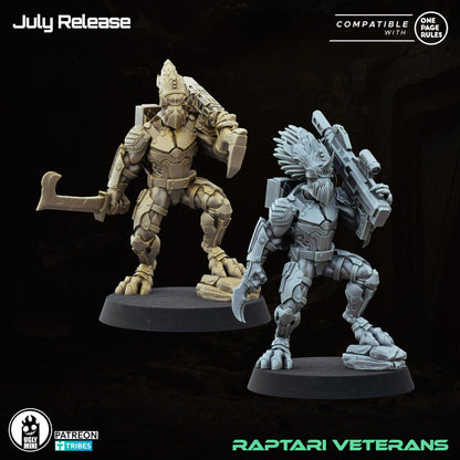 Raptari Army Part 2 | Army Builder | Jackals Army | Grimdark Future | OPR | UGLY Miniatures