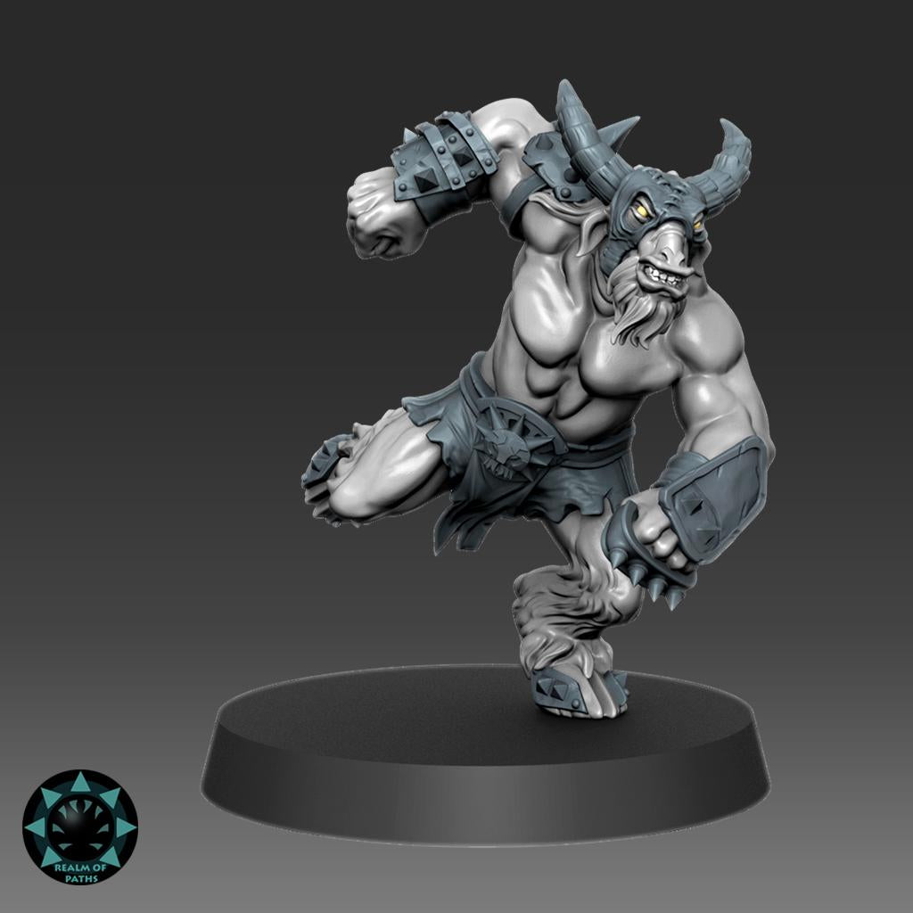 Abyss Warriors - The Inferno - Fantasy Football - Realm Of Paths Miniatures