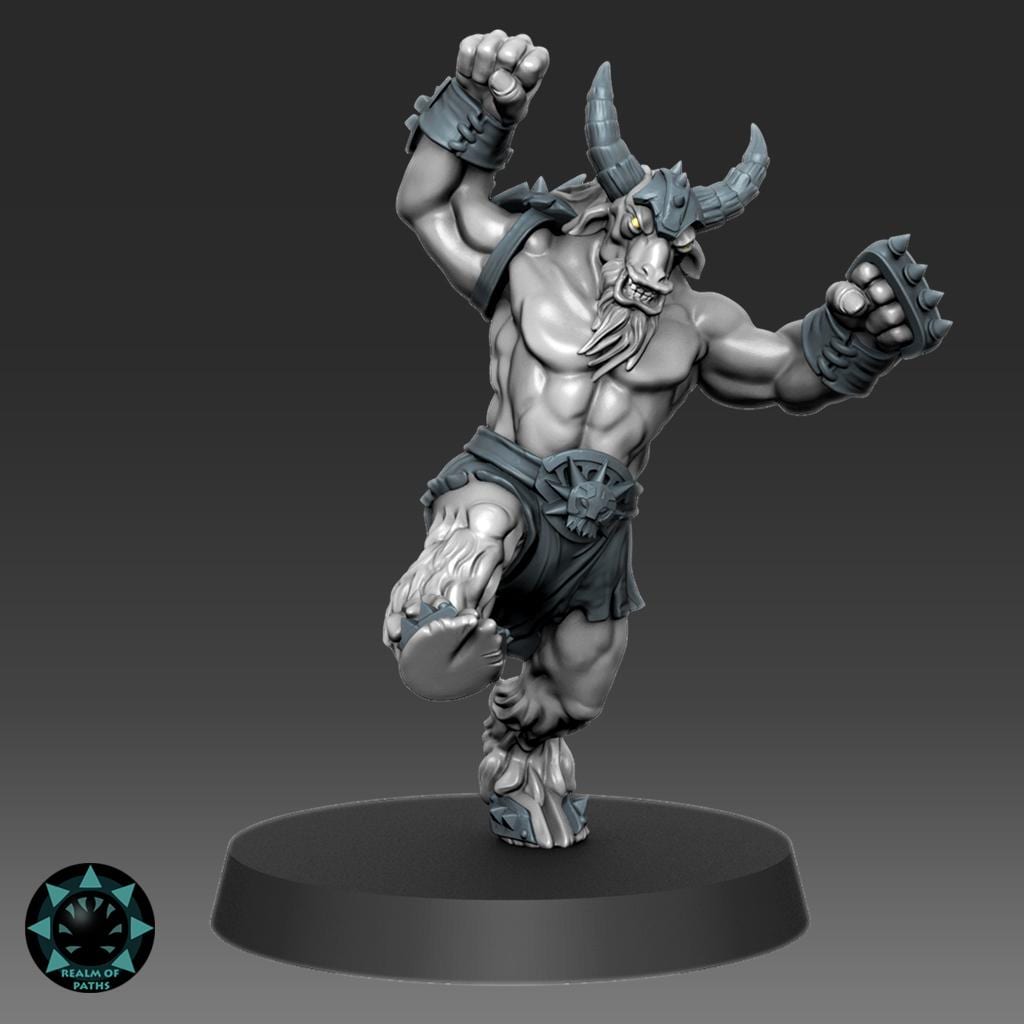 Abyss Warriors - The Inferno - Fantasy Football - Realm Of Paths Miniatures