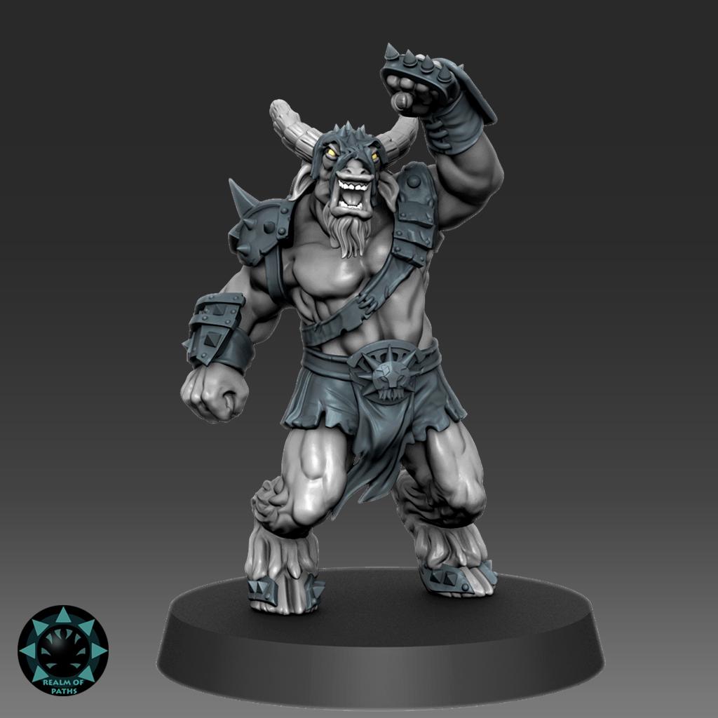 Abyss Warriors - The Inferno - Fantasy Football - Realm Of Paths Miniatures