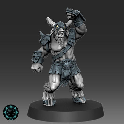 Abyss Warriors - The Inferno - Fantasy Football - Realm Of Paths Miniatures